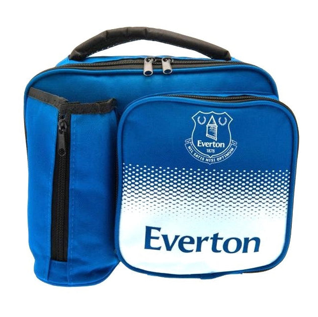 everton fc fade lunch bag with bottle holder